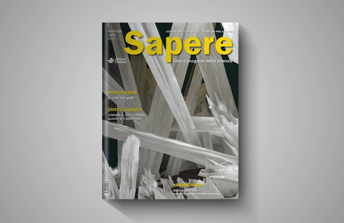 rivista-sapere-copertina-crystals-of-gypsum-dualbit